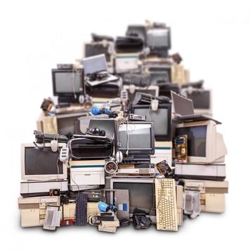 This is a picture of a electronic recycling.