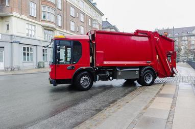 This is a picture of a garbage truck.